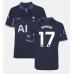 Tanie Strój piłkarski Tottenham Hotspur Cristian Romero #17 Koszulka Wyjazdowej 2023-24 Krótkie Rękawy